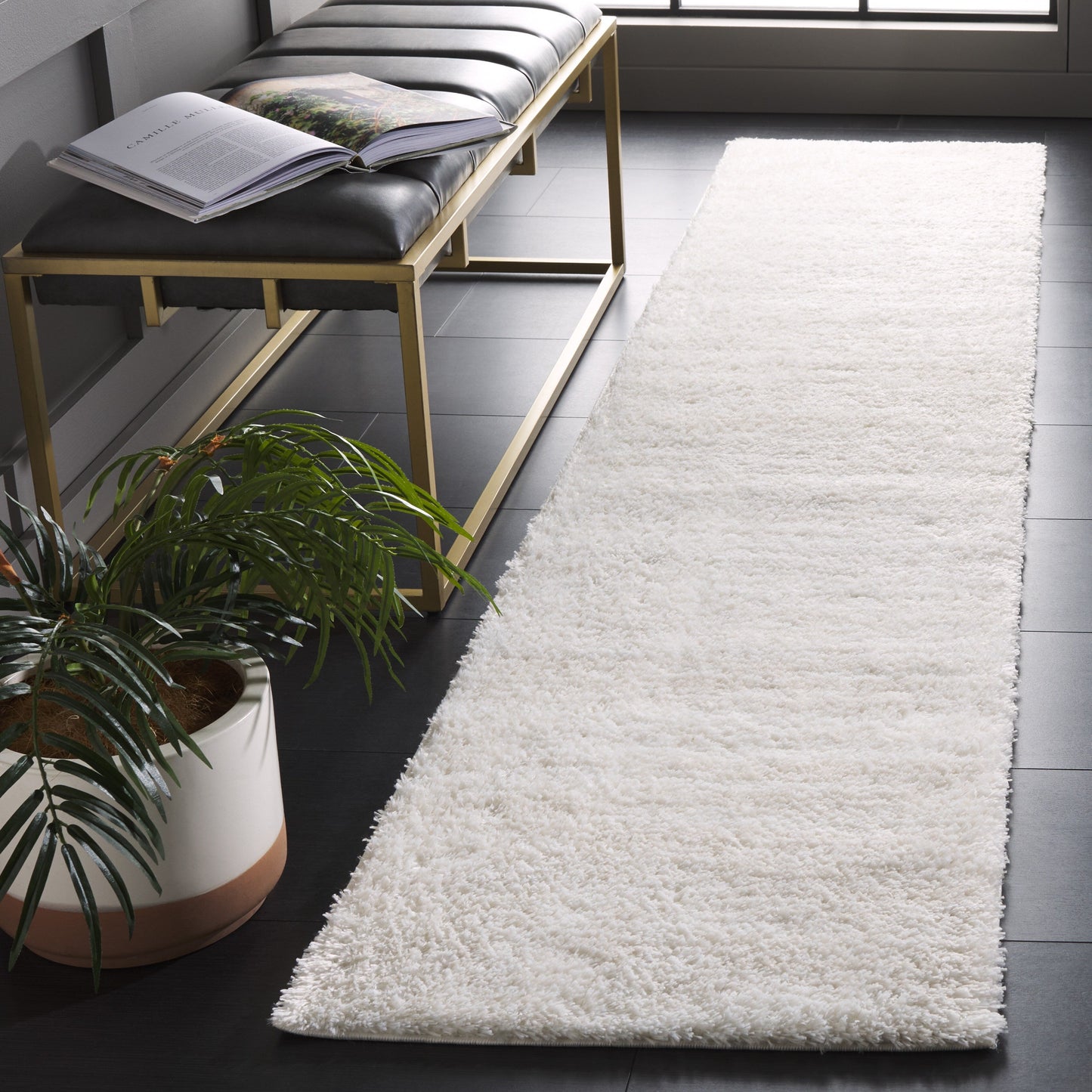 SAFAVIEH Tahoe Shag Mahala Abstract 1.2-inch Thick Rug