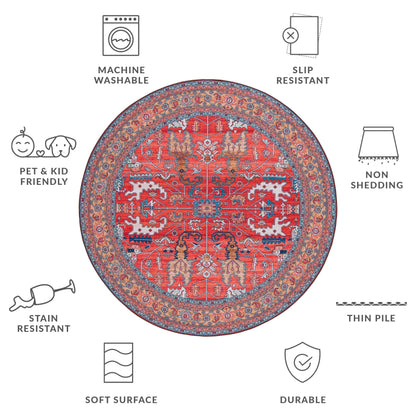 SAFAVIEH Tucson Annaig Transitional Machine Washable Rug