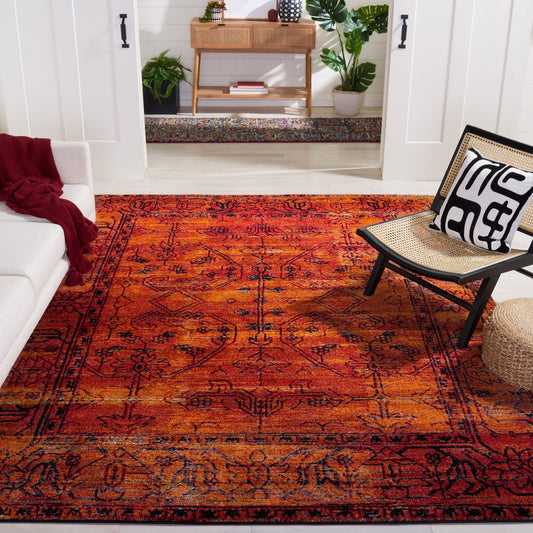 SAFAVIEH Vintage Hamadan Selma Oriental Distressed Rug