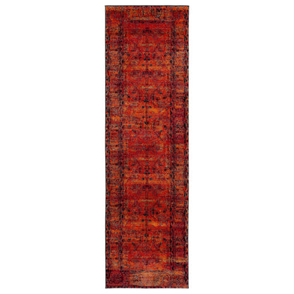 SAFAVIEH Vintage Hamadan Selma Oriental Distressed Rug