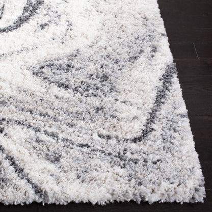 SAFAVIEH, Fontana Shag Zviya Modern Abstract 2-inch Thick Rug