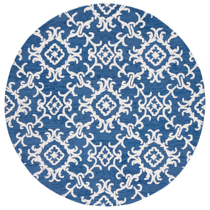 SAFAVIEH, Handmade Blossom Vesela Modern Floral Wool Rug