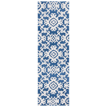 SAFAVIEH, Handmade Blossom Vesela Modern Floral Wool Rug