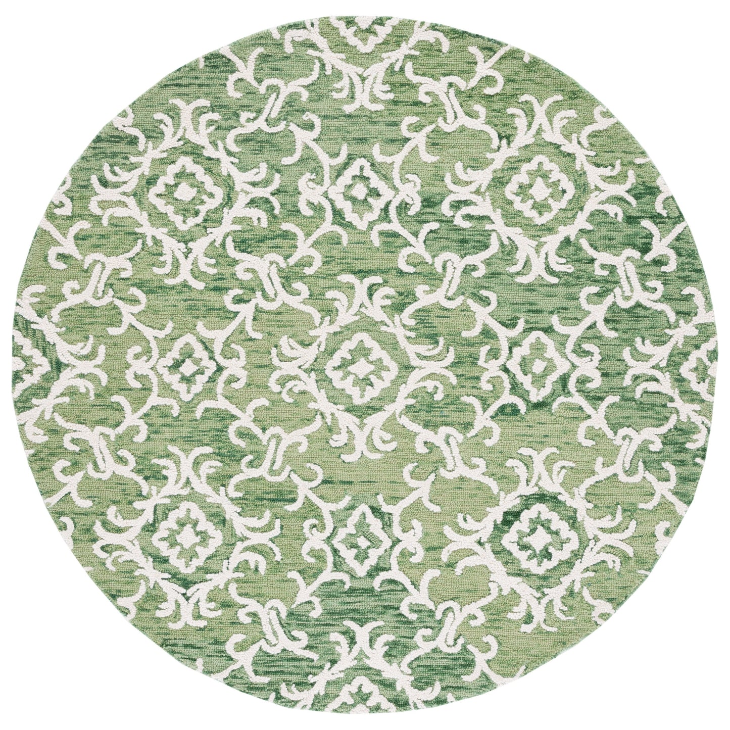 SAFAVIEH, Handmade Blossom Vesela Modern Floral Wool Rug