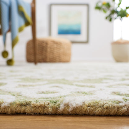 SAFAVIEH, Handmade Blossom Vesela Modern Floral Wool Rug