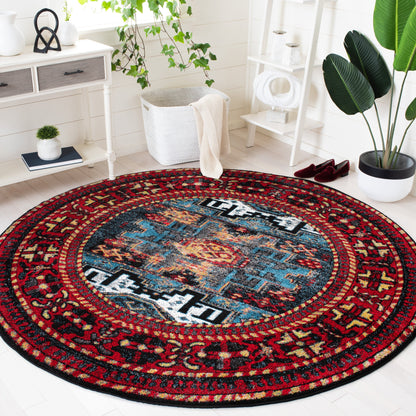 SAFAVIEH, Vintage Hamadan Lilla Oriental Distressed Rug