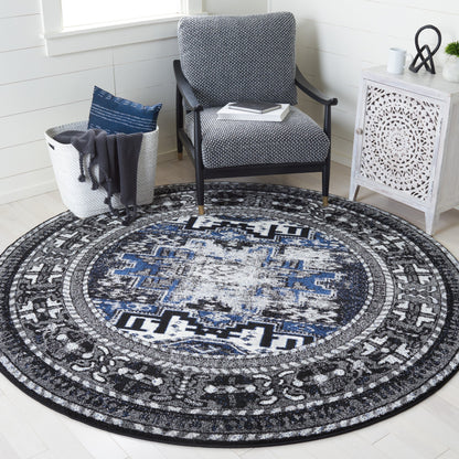 SAFAVIEH, Vintage Hamadan Lilla Oriental Distressed Rug