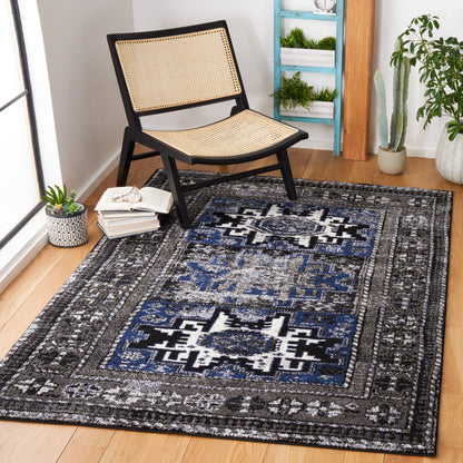 SAFAVIEH, Vintage Hamadan Lilla Oriental Distressed Rug