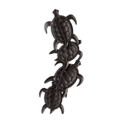 SEI Furniture Castine Turtle Metal Wall Hanging Sculpture