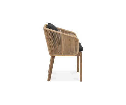 Chaise de salle à manger d'extérieur Cellini