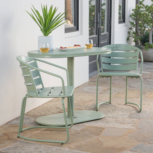 Ensemble bistrot d'extérieur 3 pièces Santa Monica par Christopher Knight Home
