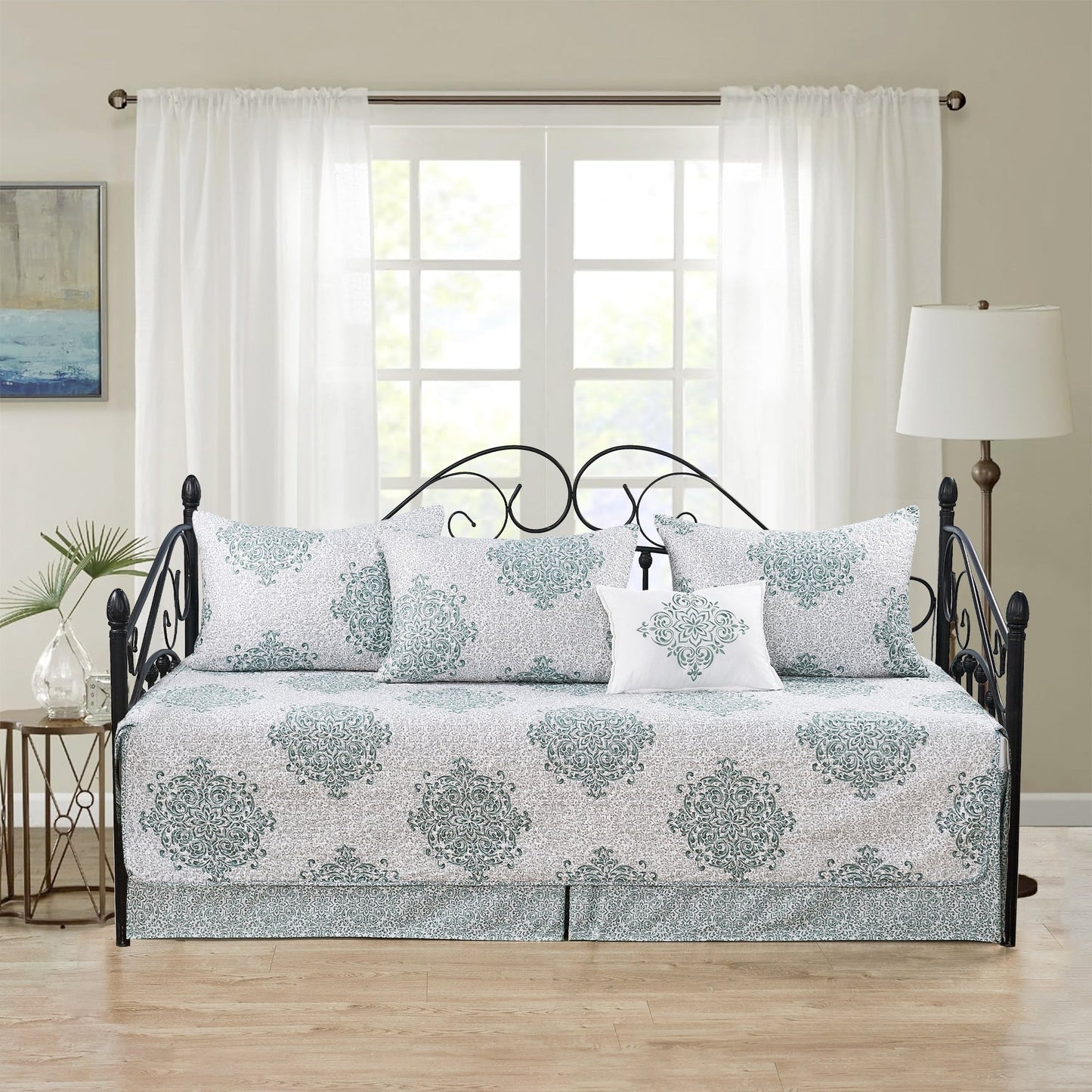 Serenta 6 Piece Cotton Blend Daybed Bedspread Coverlet Set - 75 x 39