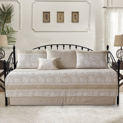 Serenta 6 Piece Cotton Blend Daybed Bedspread Coverlet Set - 75 x 39