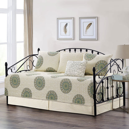 Serenta 6 Piece Cotton Blend Daybed Bedspread Coverlet Set - 75 x 39
