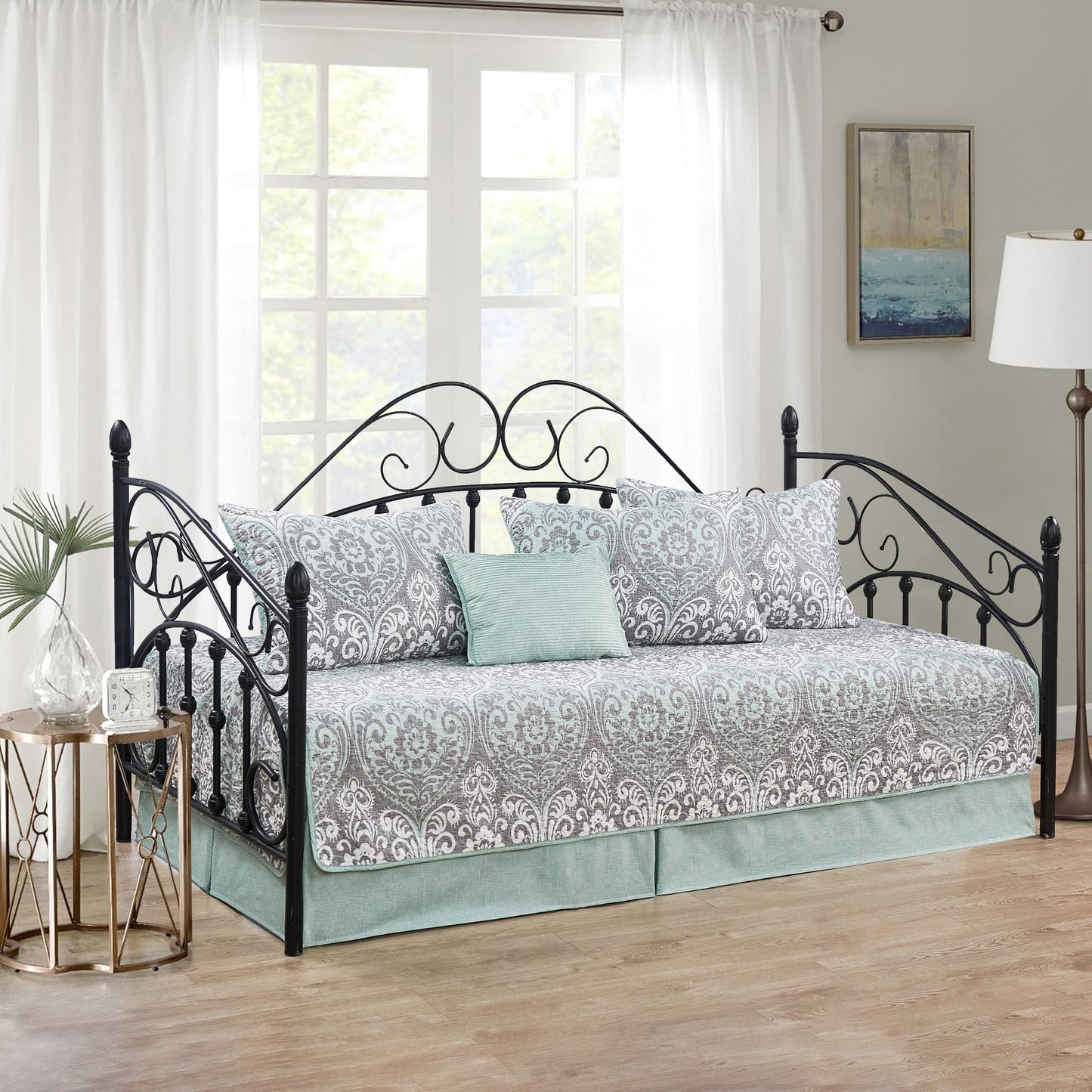 Serenta 6 Piece Cotton Blend Daybed Bedspread Coverlet Set - 75 x 39