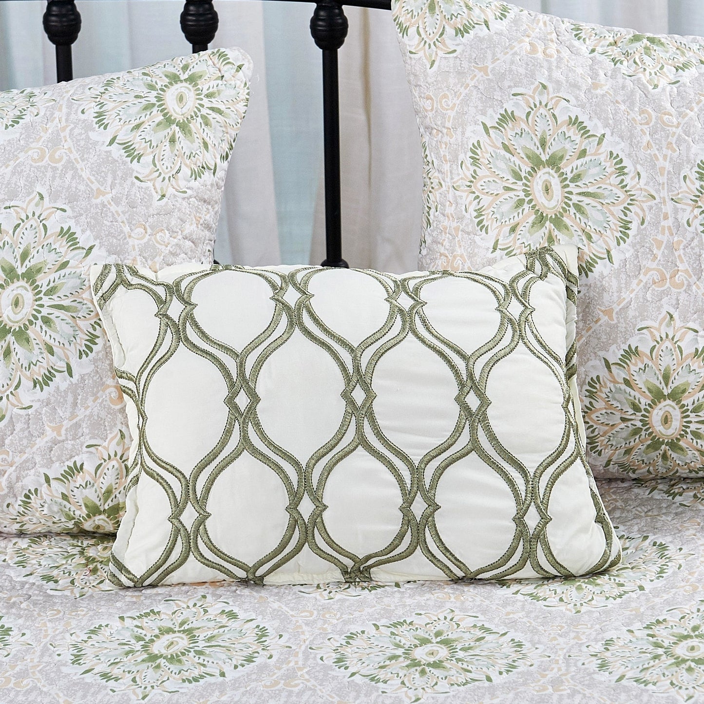Serenta 6 Piece Cotton Blend Daybed Bedspread Coverlet Set - 75 x 39