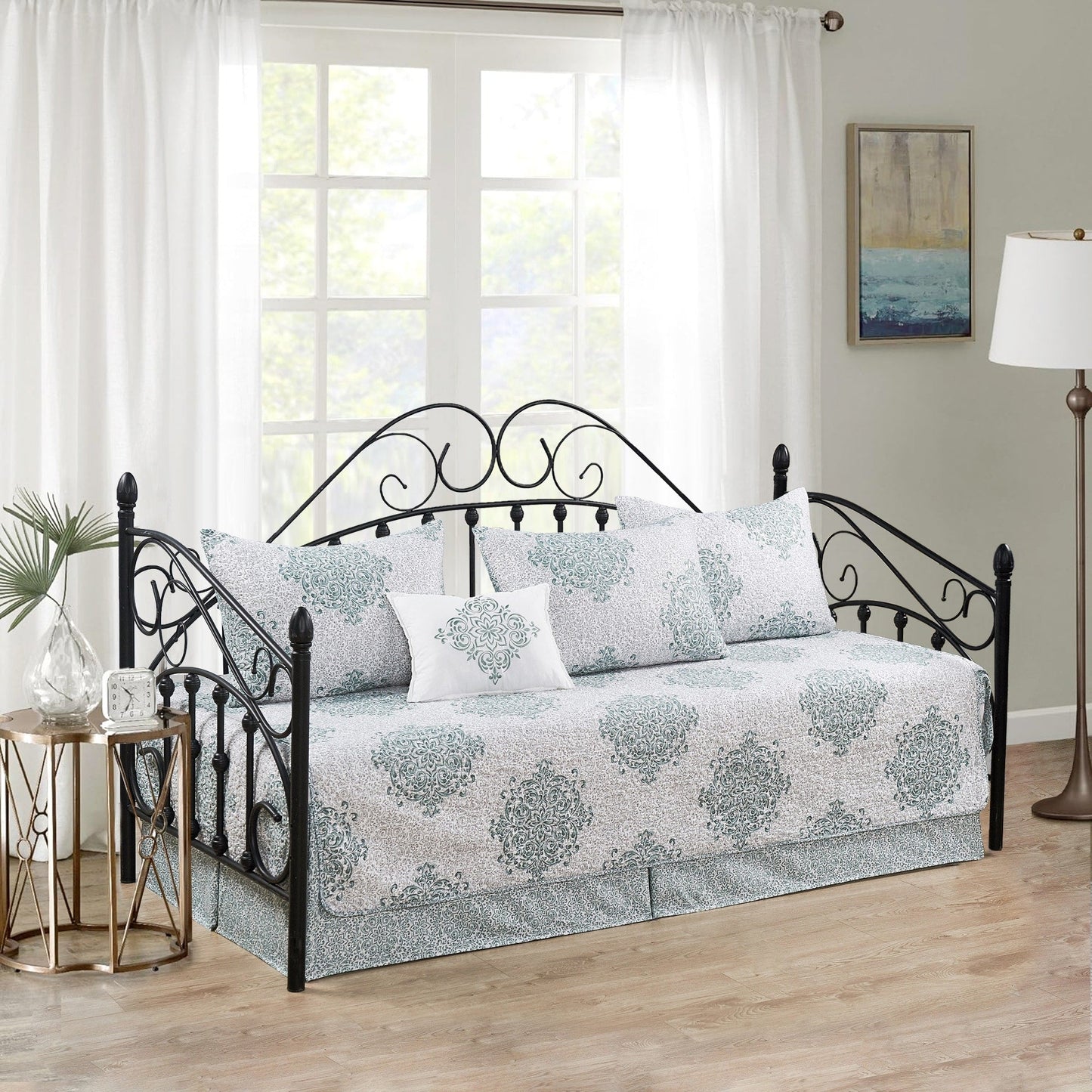 Serenta 6 Piece Cotton Blend Daybed Bedspread Coverlet Set - 75 x 39