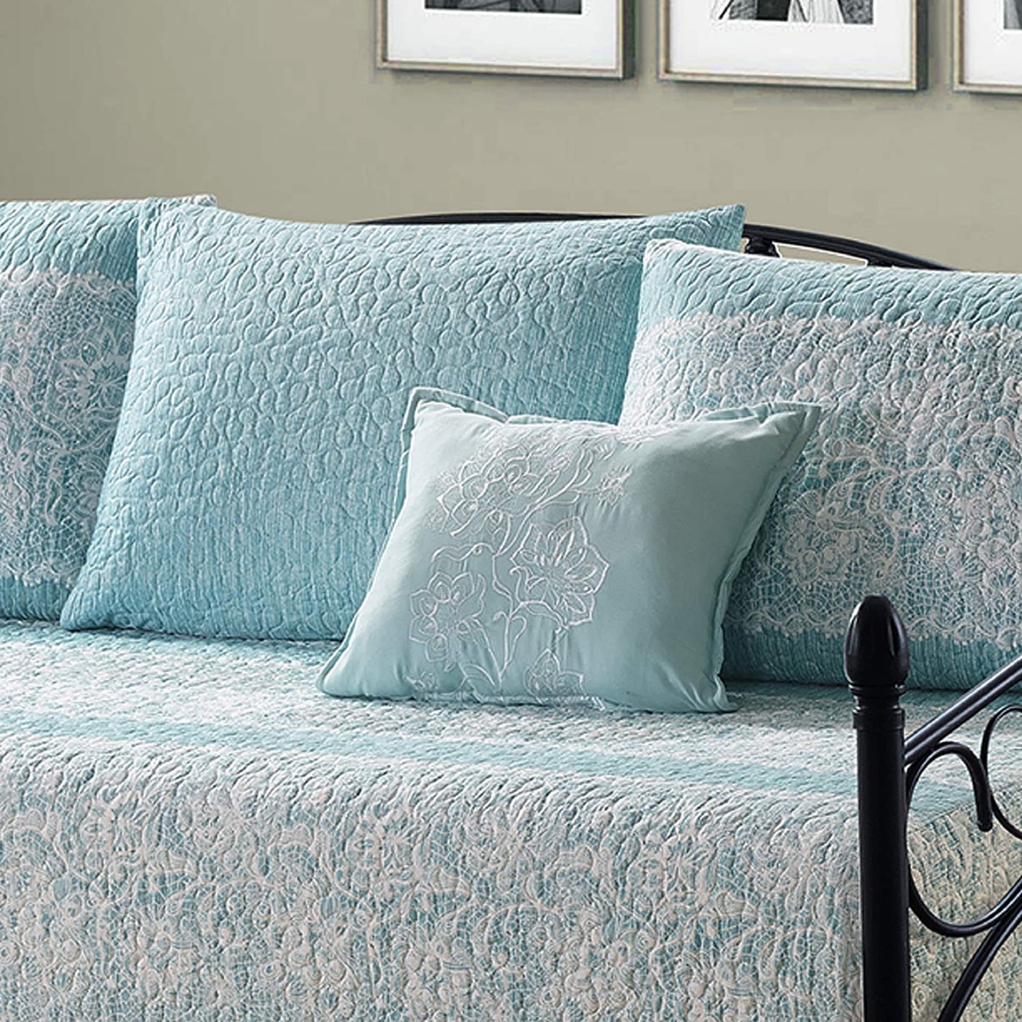 Serenta 6 Piece Cotton Blend Daybed Bedspread Coverlet Set - 75 x 39