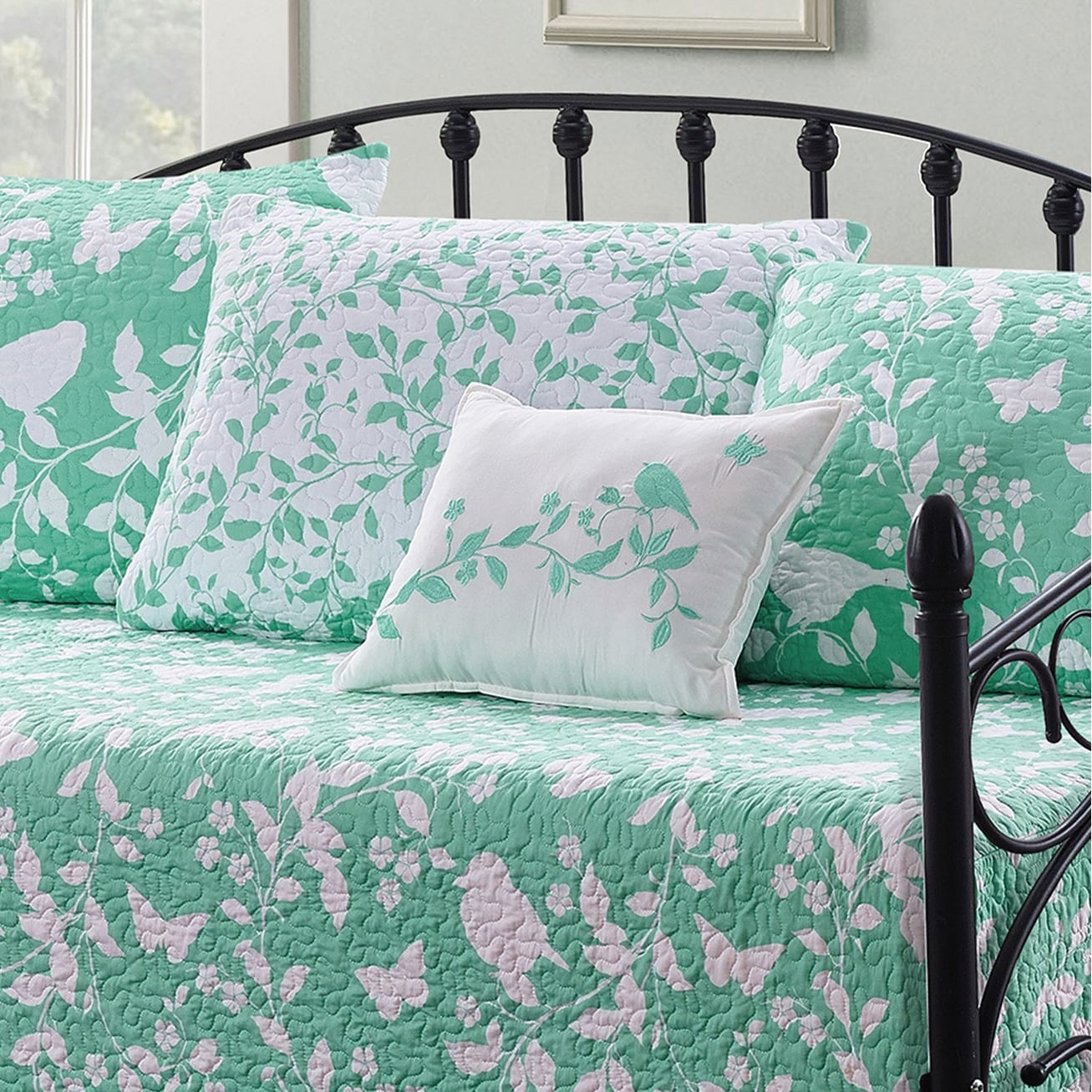 Serenta 6 Piece Cotton Blend Daybed Bedspread Coverlet Set - 75 x 39