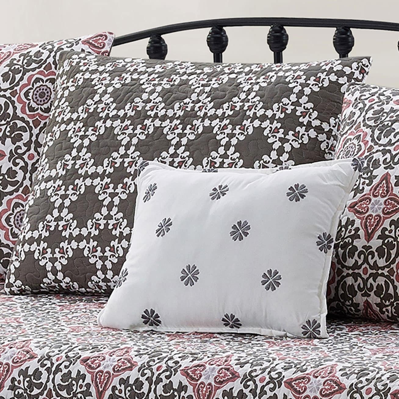 Serenta 6 Piece Cotton Blend Daybed Bedspread Coverlet Set - 75 x 39