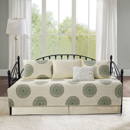 Serenta 6 Piece Cotton Blend Daybed Bedspread Coverlet Set - 75 x 39