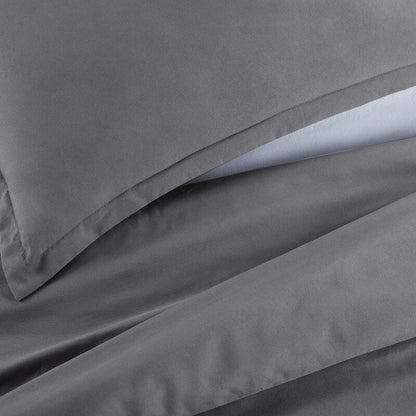 Serta Simply Clean Antimicrobial 3 Piece Duvet Set