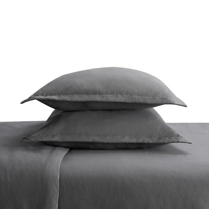 Serta Simply Clean Antimicrobial 3 Piece Duvet Set