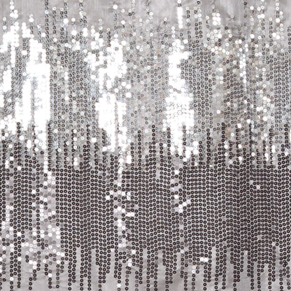 Silver Orchid Gregor Abstract Night Sky Two-tone Shower Curtain