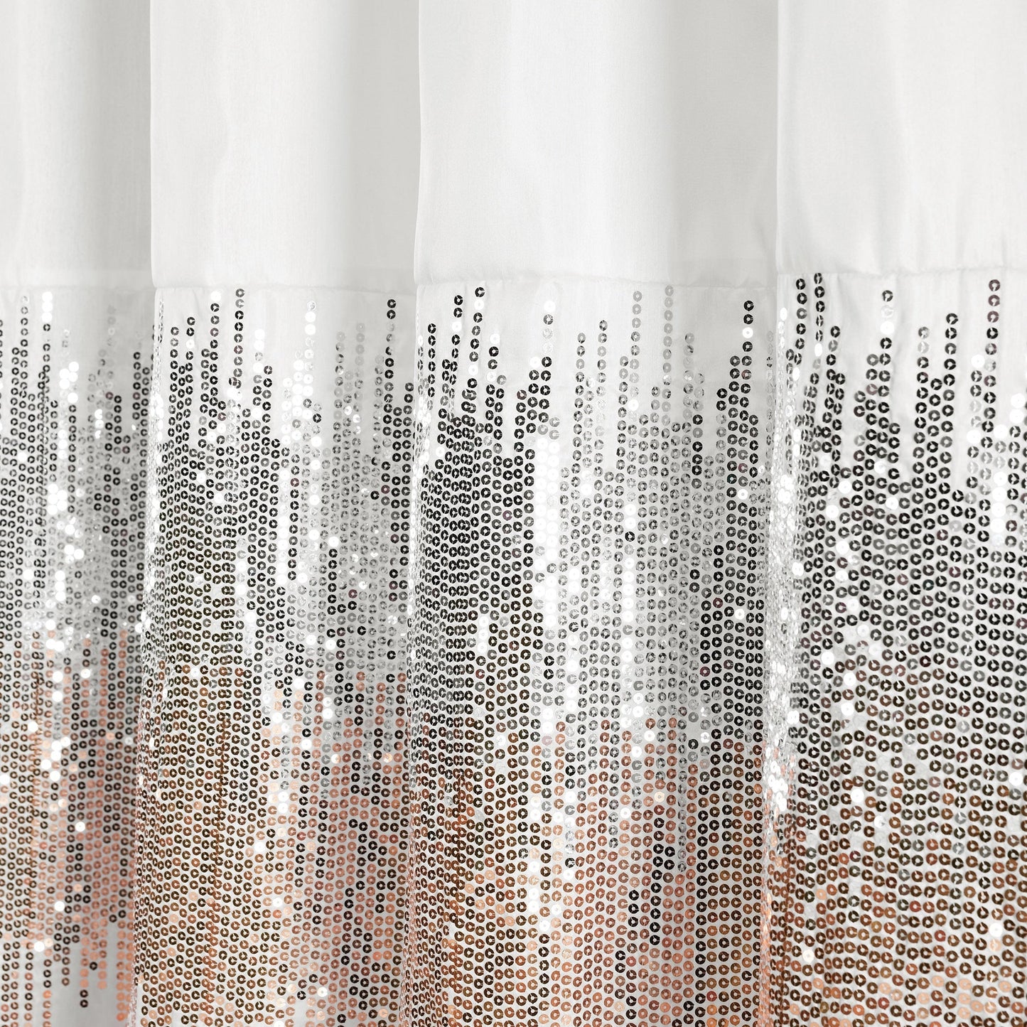 Silver Orchid Gregor Abstract Night Sky Two-tone Shower Curtain