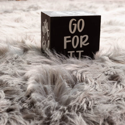 Silver Orchid Parrott Faux Fur Sheepskin Area Rug