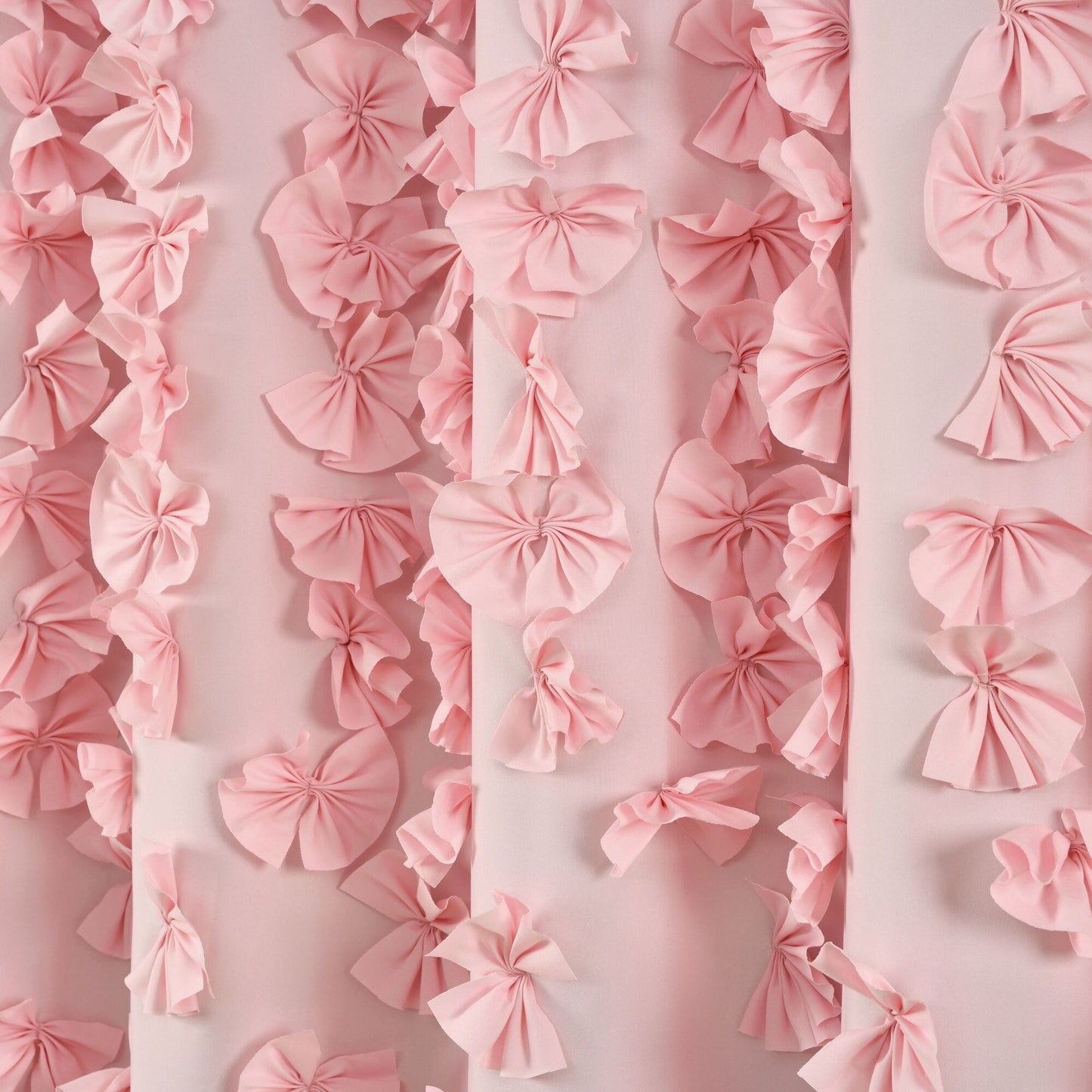 Silver Orchid Sterling Polyester Shower Curtain