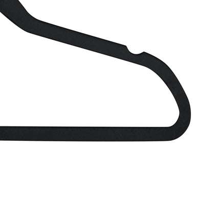 Simplify 25 Pack Slim Velvet Gold Hook Hangers - 17.7 x 9