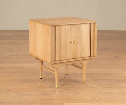 Table de chevet Hendrick Tambour II - Chêne blanc