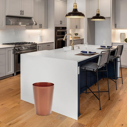 Small Trash Can – Open Top Garbage Cans for Kitchen, Office, Dorm, Bathroom, etc. –Waste Can for Compact/Tight Spaces