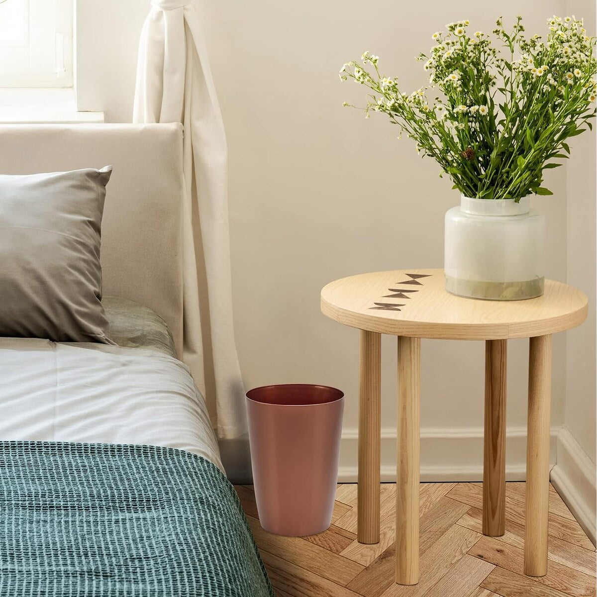 Small Trash Can – Open Top Garbage Cans for Kitchen, Office, Dorm, Bathroom, etc. –Waste Can for Compact/Tight Spaces