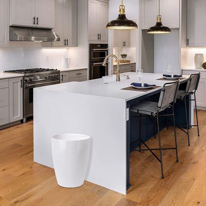 Small Trash Can – Open Top Garbage Cans for Kitchen, Office, Dorm, Bathroom, etc. –Waste Can for Compact/Tight Spaces