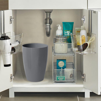 Small Trash Can – Open Top Garbage Cans for Kitchen, Office, Dorm, Bathroom, etc. –Waste Can for Compact/Tight Spaces