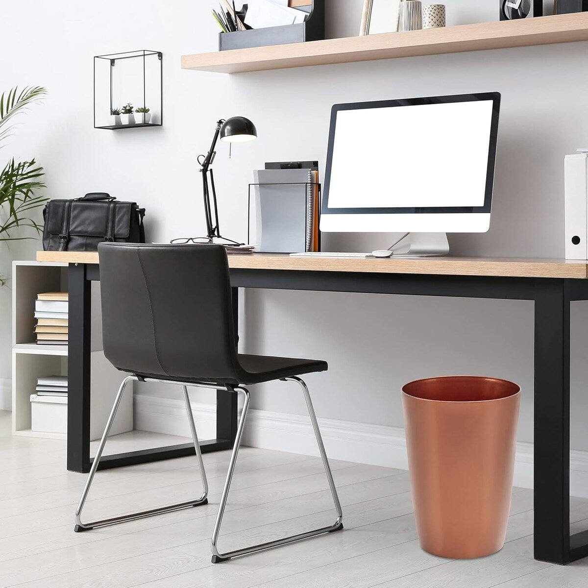 Small Trash Can – Open Top Garbage Cans for Kitchen, Office, Dorm, Bathroom, etc. –Waste Can for Compact/Tight Spaces