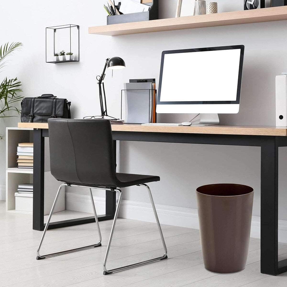 Small Trash Can – Open Top Garbage Cans for Kitchen, Office, Dorm, Bathroom, etc. –Waste Can for Compact/Tight Spaces