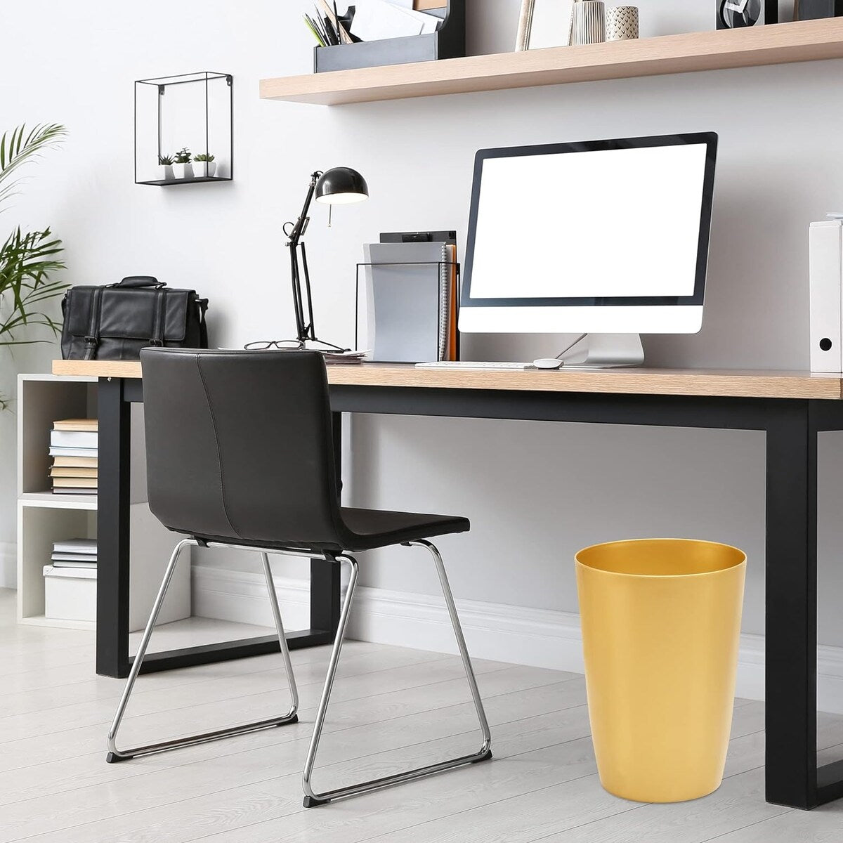 Small Trash Can – Open Top Garbage Cans for Kitchen, Office, Dorm, Bathroom, etc. –Waste Can for Compact/Tight Spaces