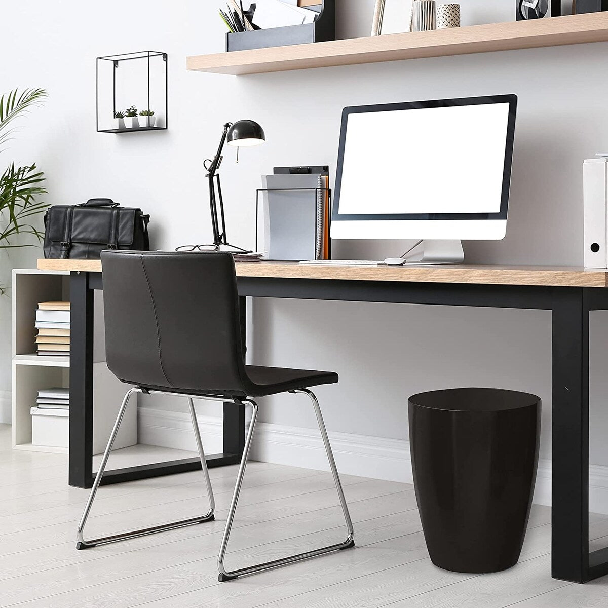 Small Trash Can – Open Top Garbage Cans for Kitchen, Office, Dorm, Bathroom, etc. –Waste Can for Compact/Tight Spaces