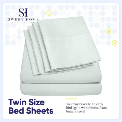 Soft Brushed Microfiber 7-piece Split King Sheet Set - 4 Pillowcases