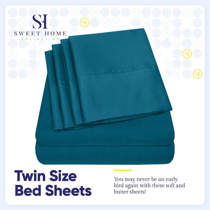 Soft Brushed Microfiber 7-piece Split King Sheet Set - 4 Pillowcases