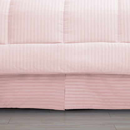 Soft Dobby 8-piece Striped Down Alternative Bed-in-a-Bag Set w/ Sheets