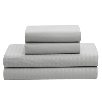 Soft Dobby 8-piece Striped Down Alternative Bed-in-a-Bag Set w/ Sheets