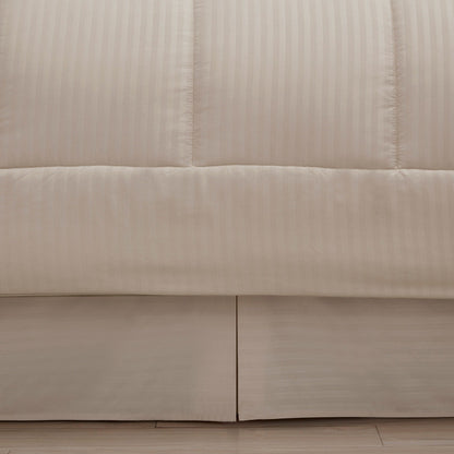Soft Dobby 8-piece Striped Down Alternative Bed-in-a-Bag Set w/ Sheets