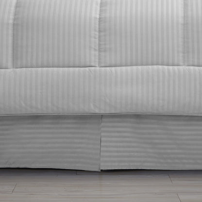 Soft Dobby 8-piece Striped Down Alternative Bed-in-a-Bag Set w/ Sheets