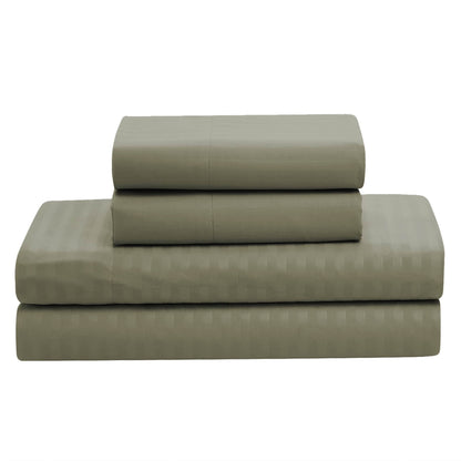 Soft Dobby 8-piece Striped Down Alternative Bed-in-a-Bag Set w/ Sheets