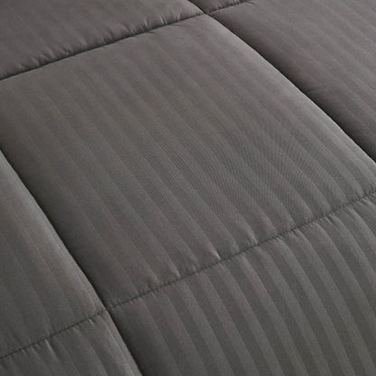 Soft Dobby 8-piece Striped Down Alternative Bed-in-a-Bag Set w/ Sheets