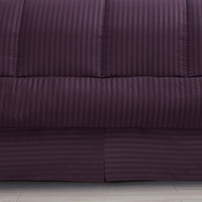 Soft Dobby 8-piece Striped Down Alternative Bed-in-a-Bag Set w/ Sheets